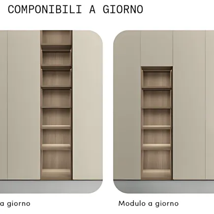 Logica Plus: moduli componibili a giorno