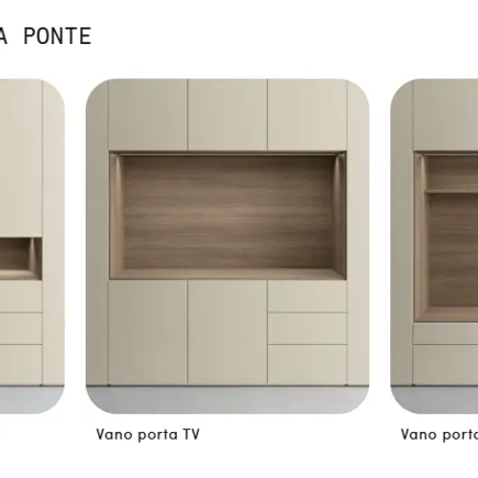 Logica Plus: nicchie con barra ponte