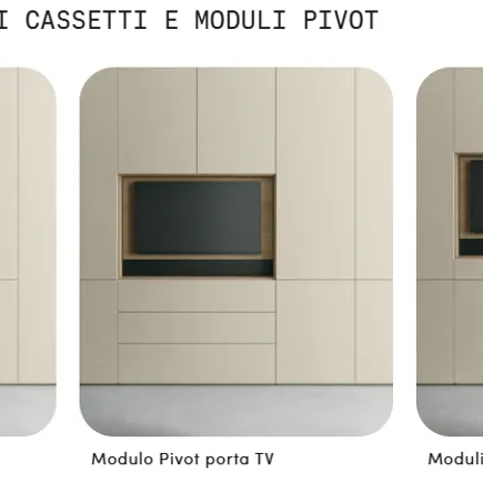 Logica Plus: moduli componibili cassetti e moduli pivot