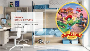 Promo Doimo Cityline: Camerette in Offerta e Concorso Gardaland | Padovani Arredamenti